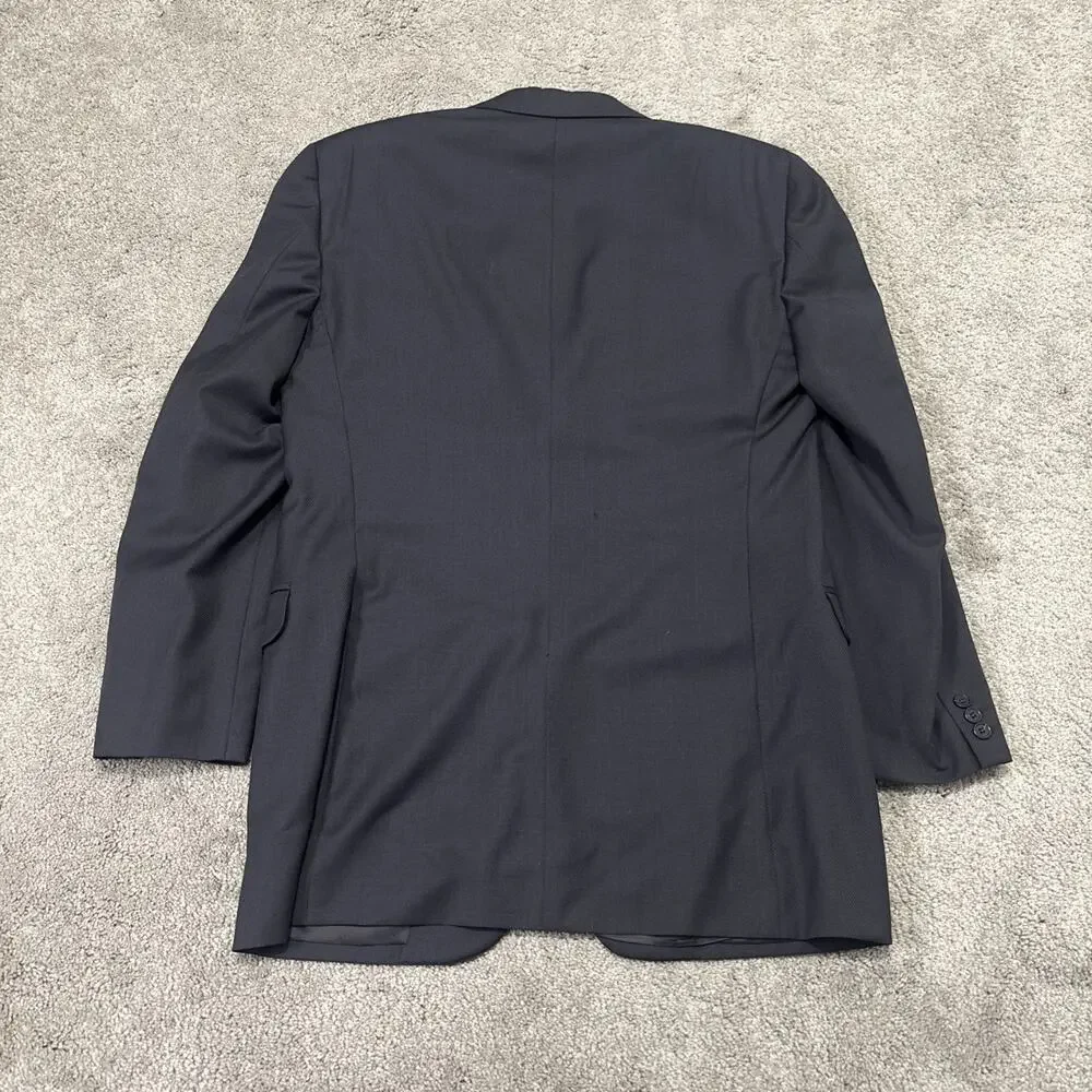 Fendi Mens Blazer Jacket Size 52 Gray 3 Button
